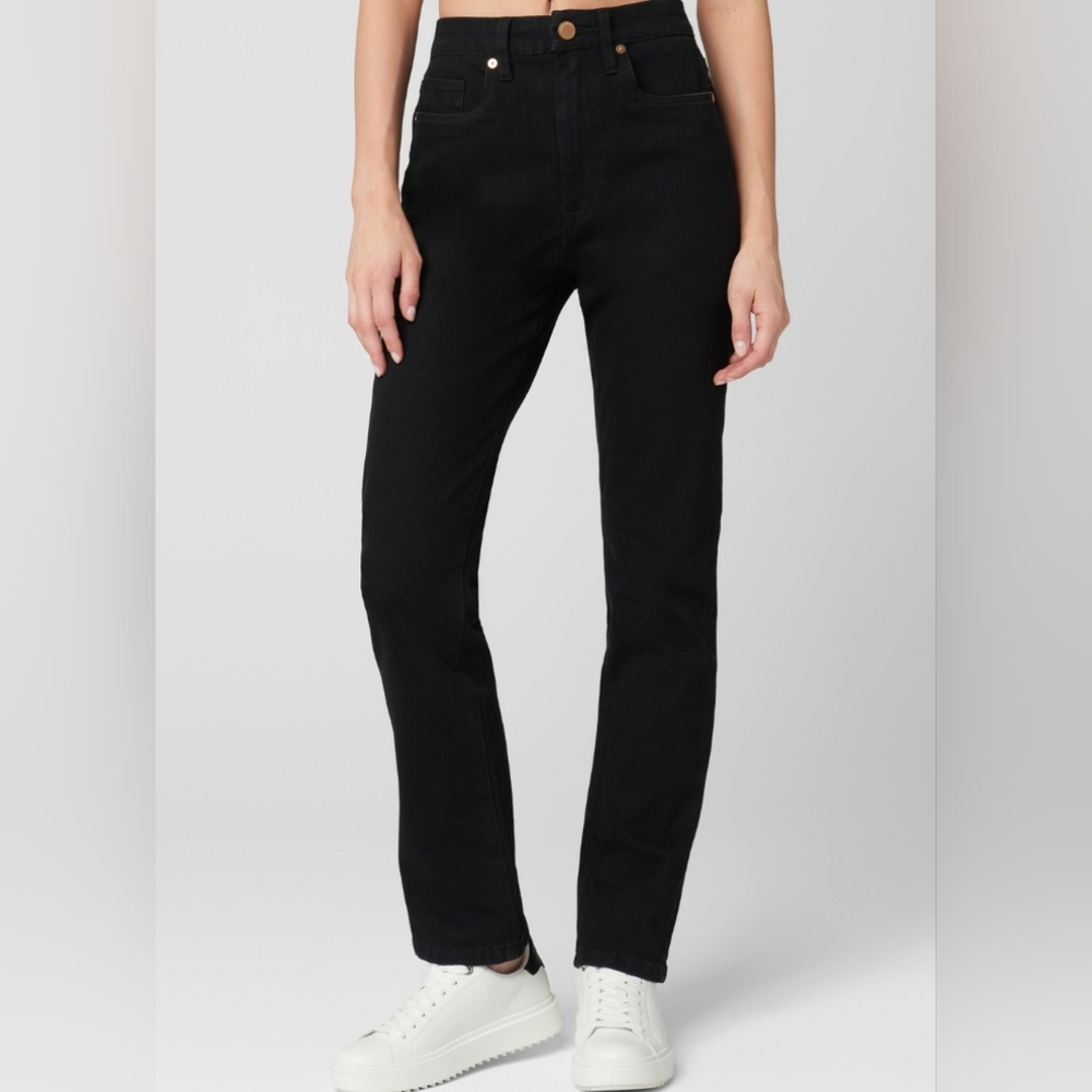 BlankNYC The Lexington Slim Straight Classic Black Women's Jeans 33 Petite‎